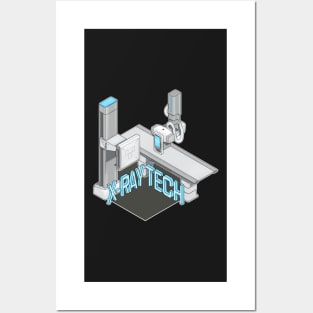 X-ray tech isometric illustration Posters and Art